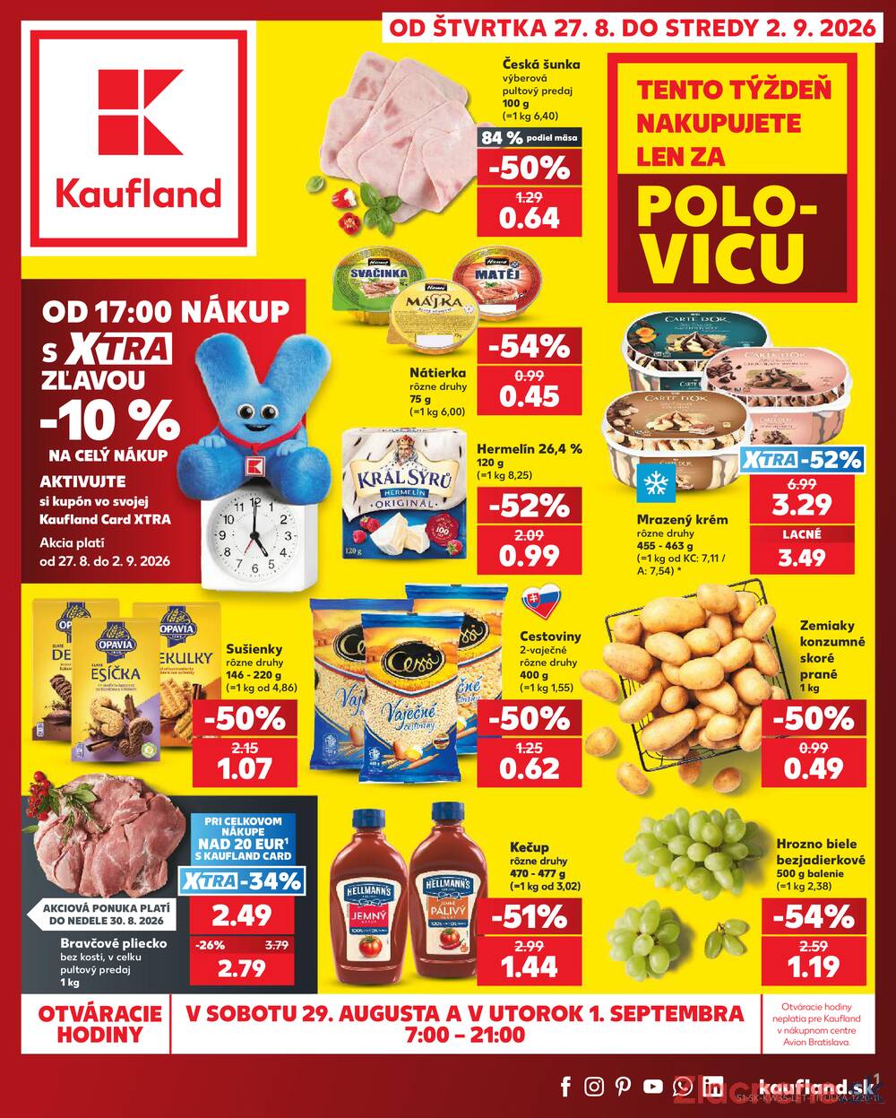 Kaufland 27.8. - 2.9. - Kaufland Liptovský Mikuláš
