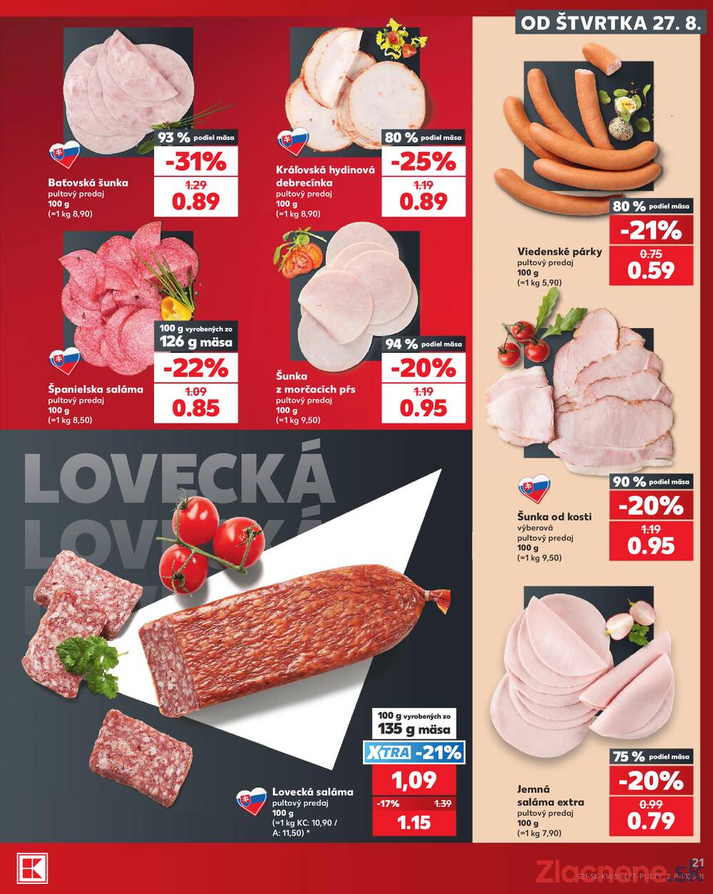 Kaufland 27.8. - 2.9. - Kaufland Liptovský Mikuláš