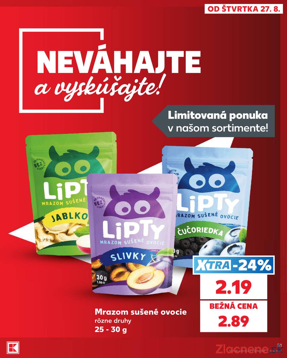 Kaufland 27.8. - 2.9. - Kaufland Liptovský Mikuláš