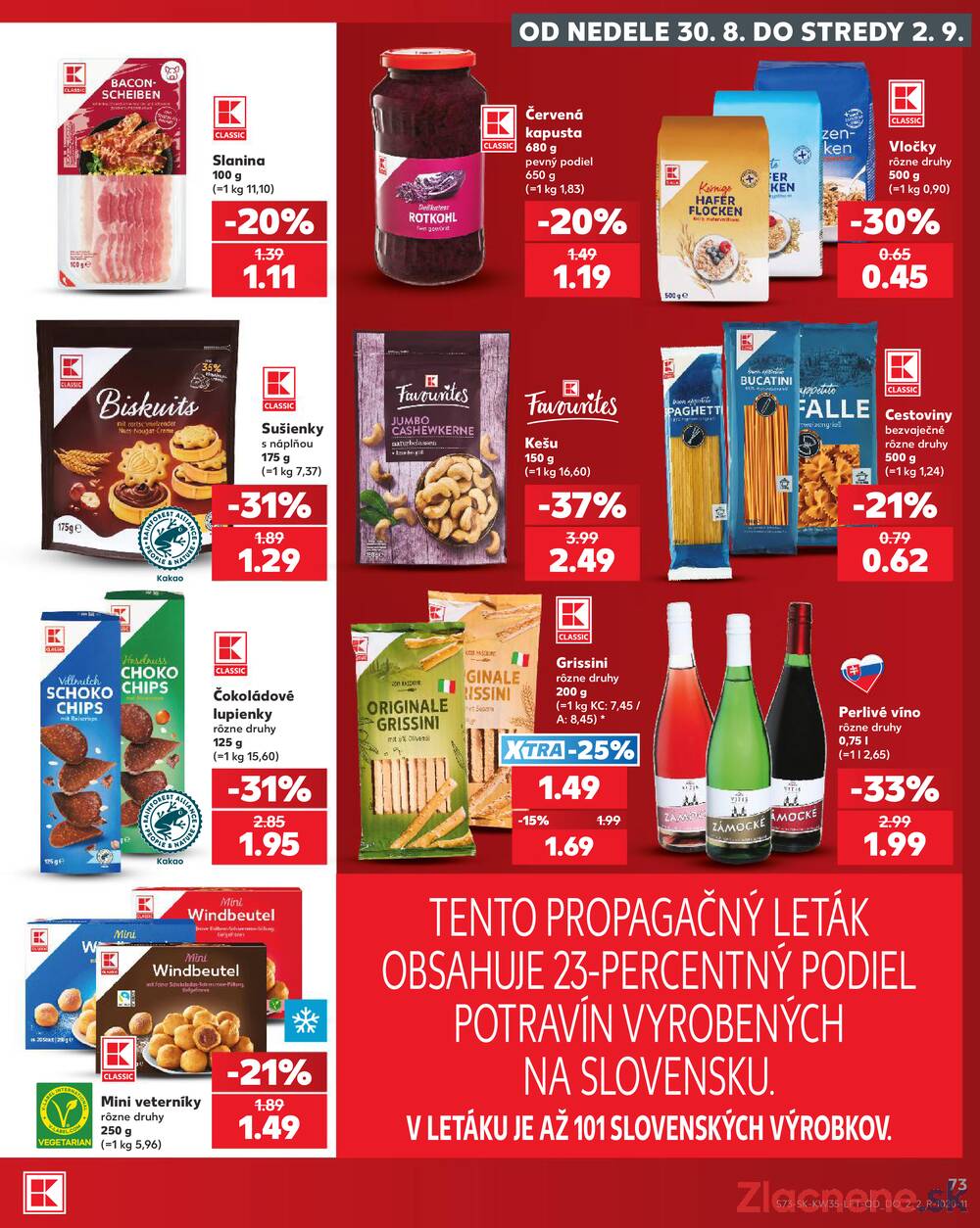 Kaufland 27.8. - 2.9. - Kaufland Liptovský Mikuláš