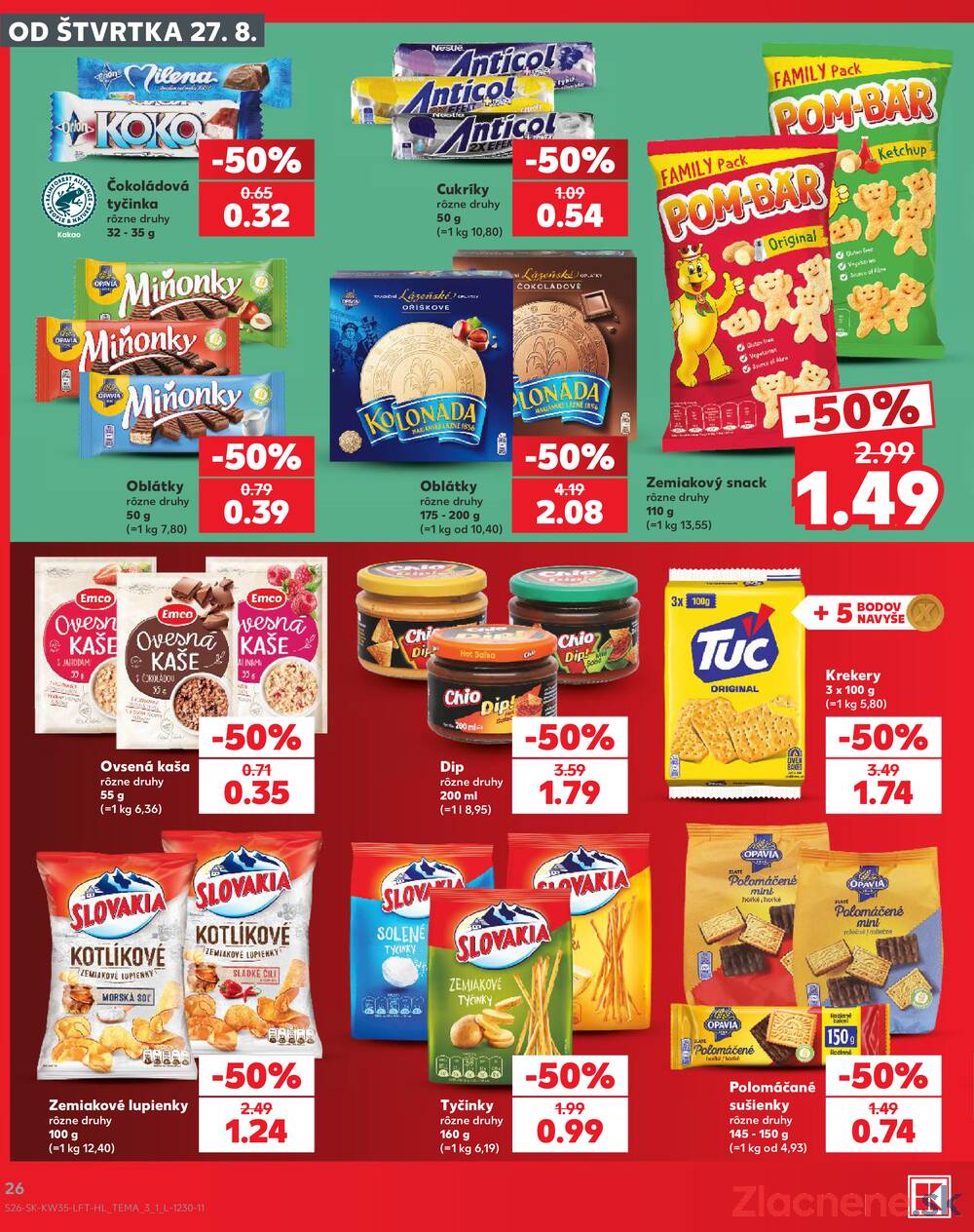 Kaufland 27.8. - 2.9. - Kaufland Považská Bystrica - Centrum
