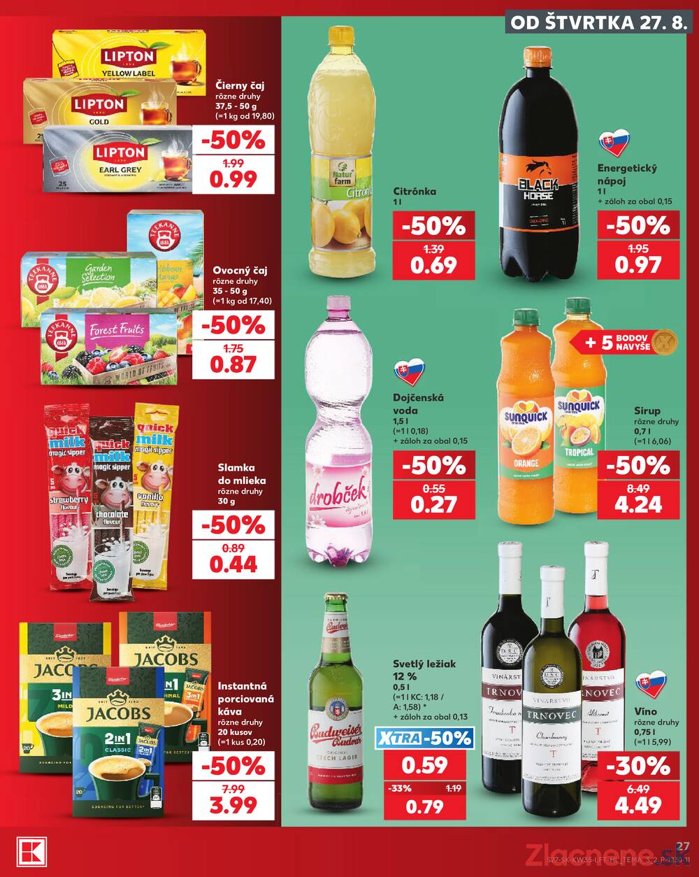 Kaufland 27.8. - 2.9. - Kaufland Považská Bystrica - Centrum