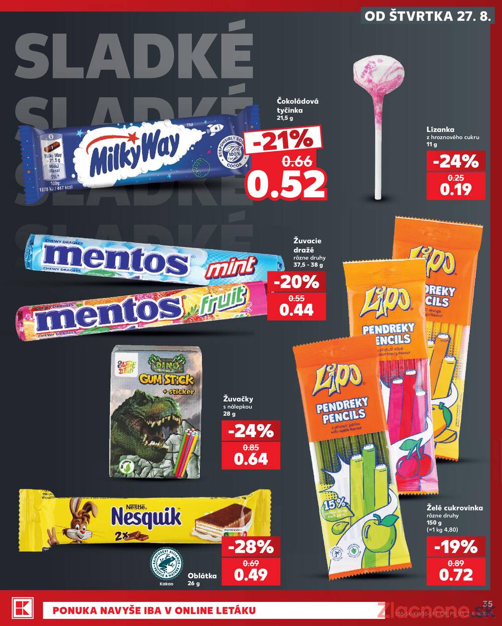 Kaufland 27.8. - 2.9. - Kaufland Považská Bystrica - Centrum