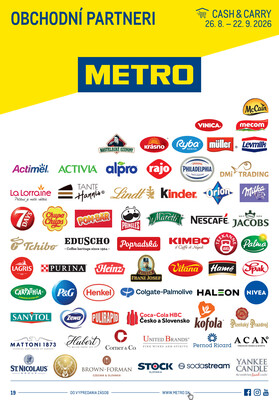 leták METRO