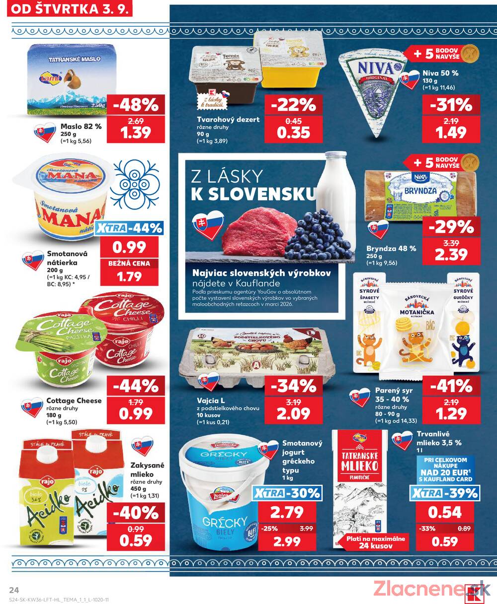Kaufland 3.9. - 9.9. - Kaufland Bytča