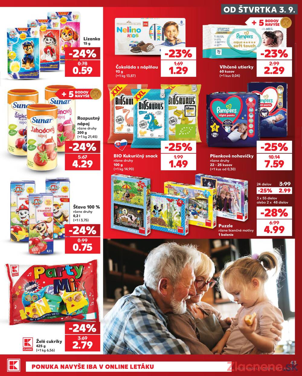 Kaufland 3.9. - 9.9. - Kaufland Bytča