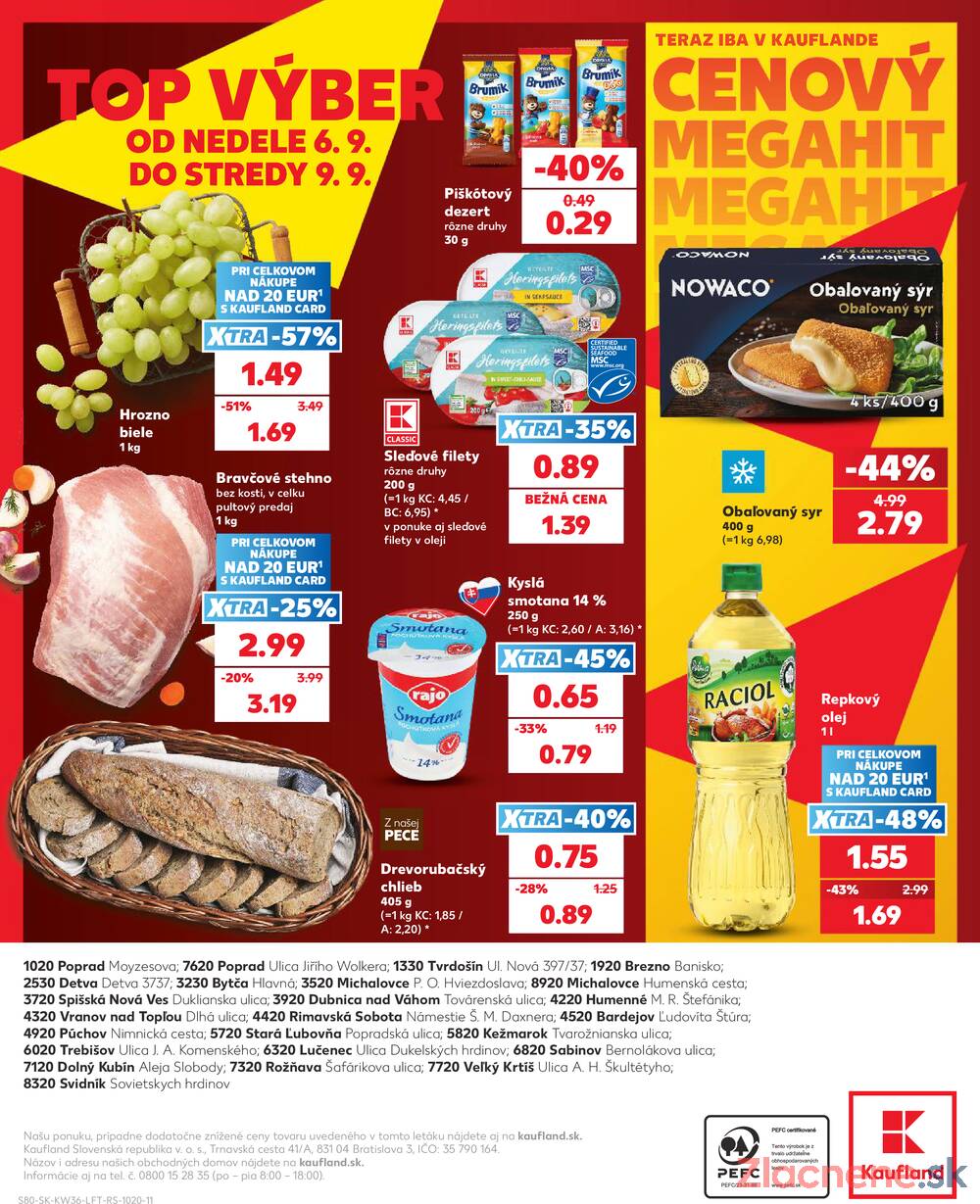 Kaufland 3.9. - 9.9. - Kaufland Bytča