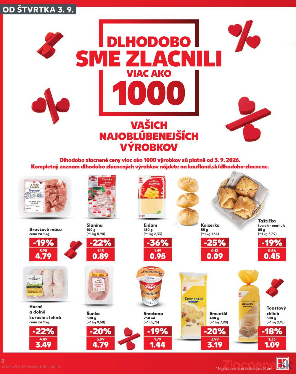 Kaufland 3.9. - 9.9. - Kaufland Bardejov