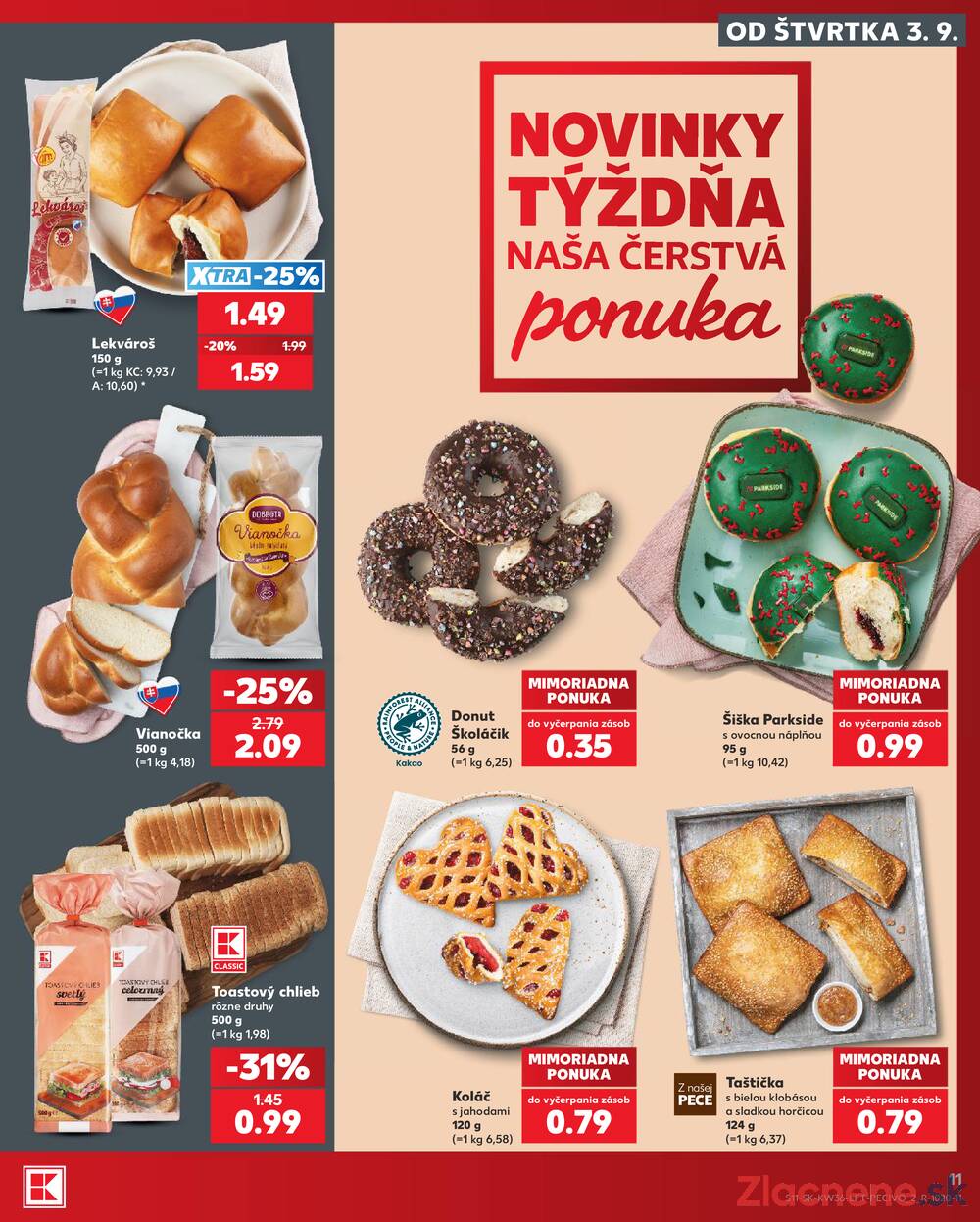 Kaufland 3.9. - 9.9. - Kaufland Bardejov
