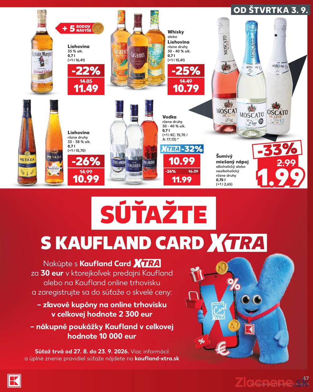 Kaufland 3.9. - 9.9. - Kaufland Bardejov