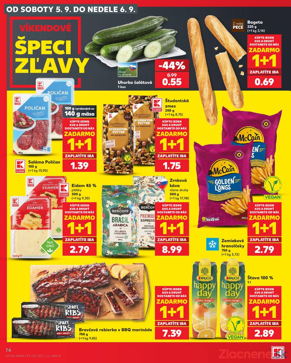 Kaufland 3.9. - 9.9. - Kaufland Bardejov