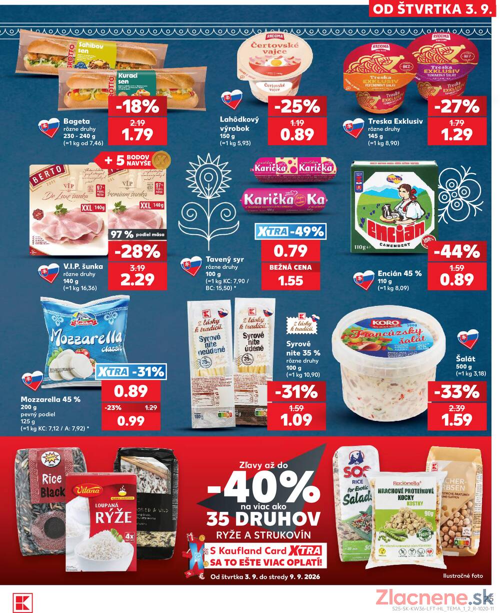 Kaufland 3.9. - 9.9. - Kaufland Poprad - Jiřího Wolkera
