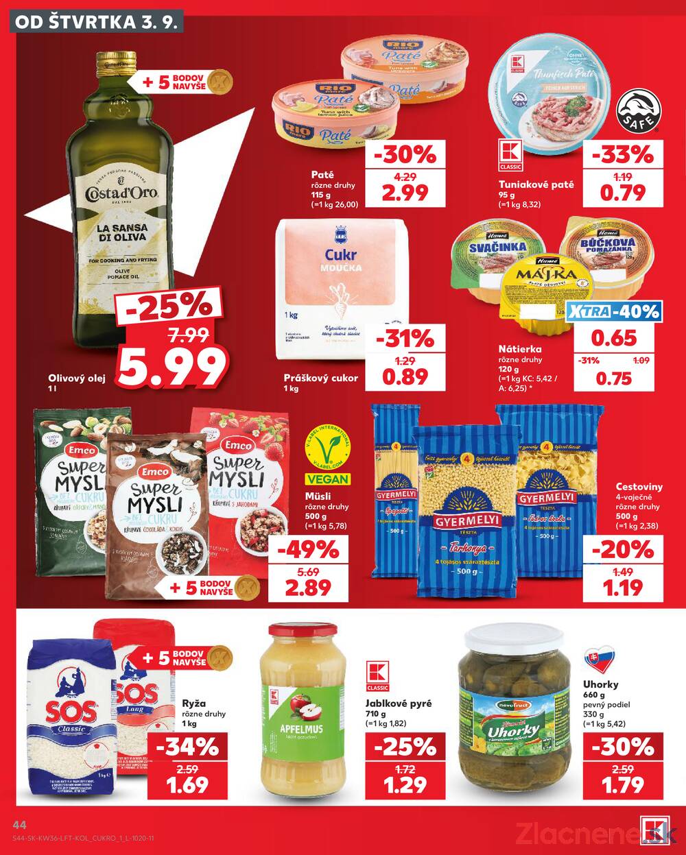 Kaufland 3.9. - 9.9. - Kaufland Poprad - Jiřího Wolkera