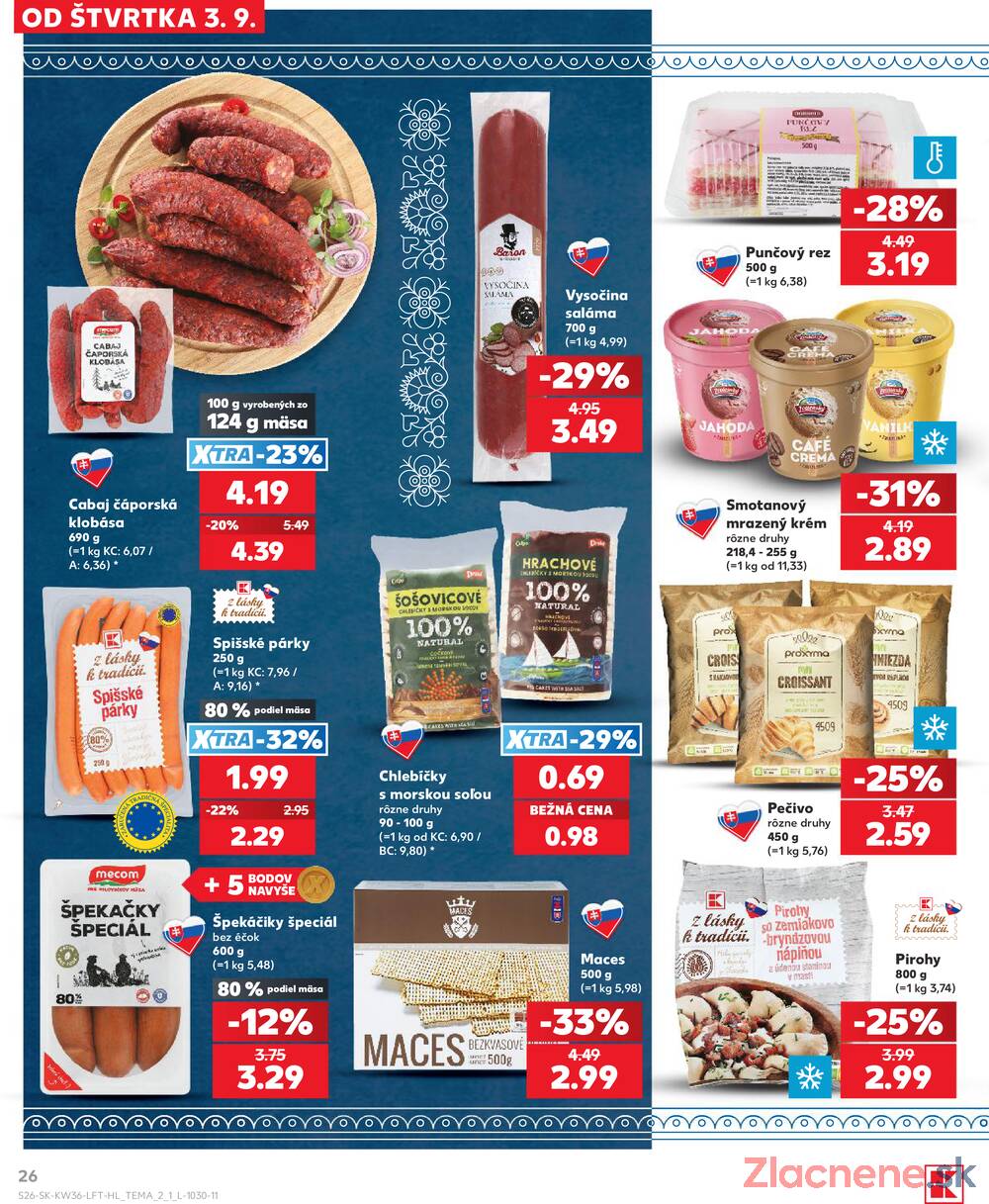 Kaufland 3.9. - 9.9. - Kaufland Veľký Meder