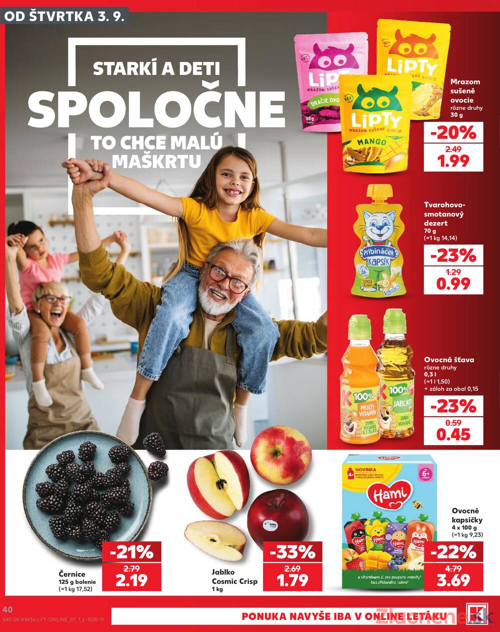 Kaufland 3.9. - 9.9. - Kaufland Veľký Meder