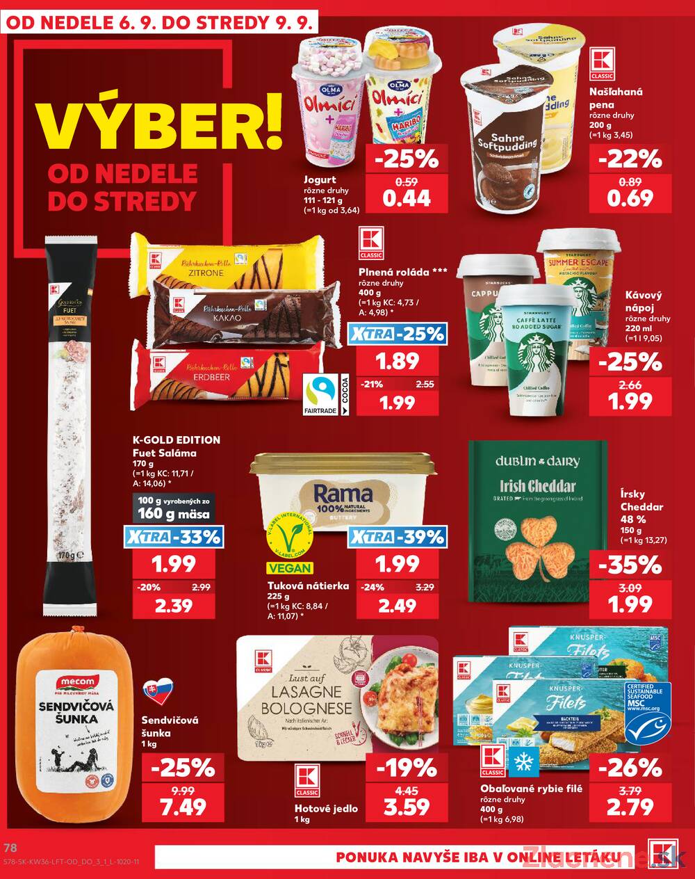 Kaufland 3.9. - 9.9. - Kaufland Veľký Meder