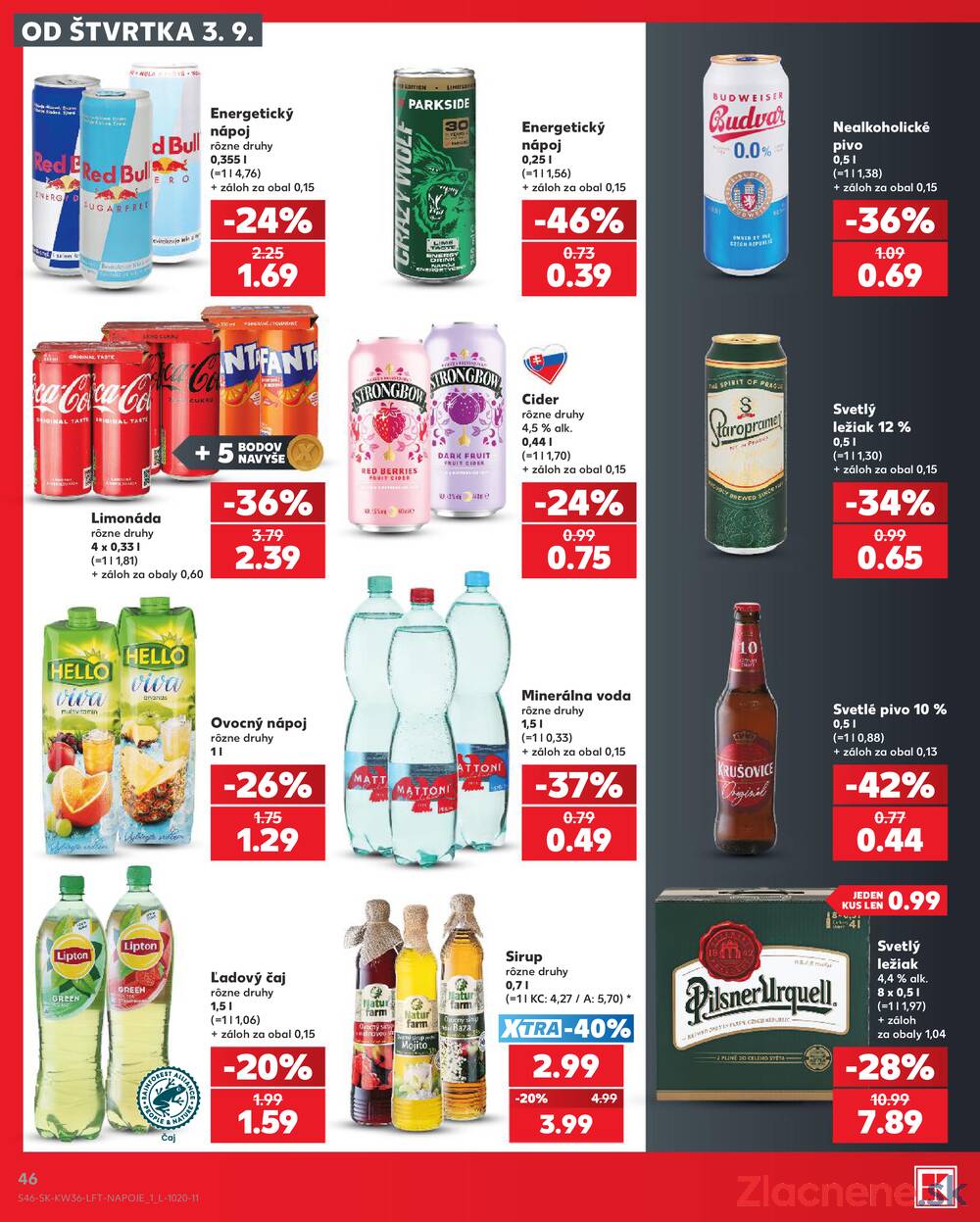 Kaufland 3.9. - 9.9. - Kaufland Piešťany