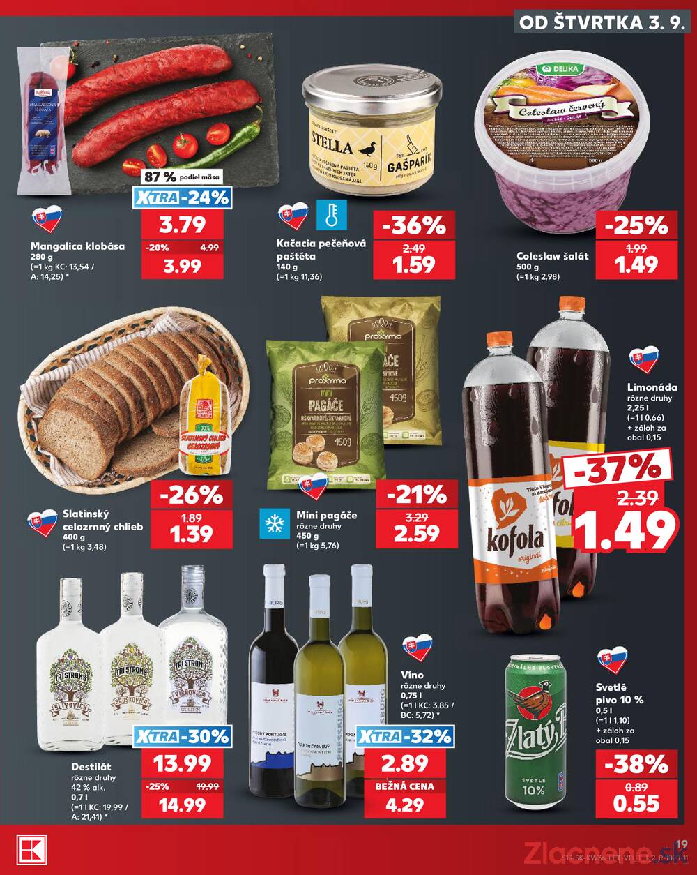 Kaufland 3.9. - 9.9. - Kaufland Trnava - Juh - Bratislavská