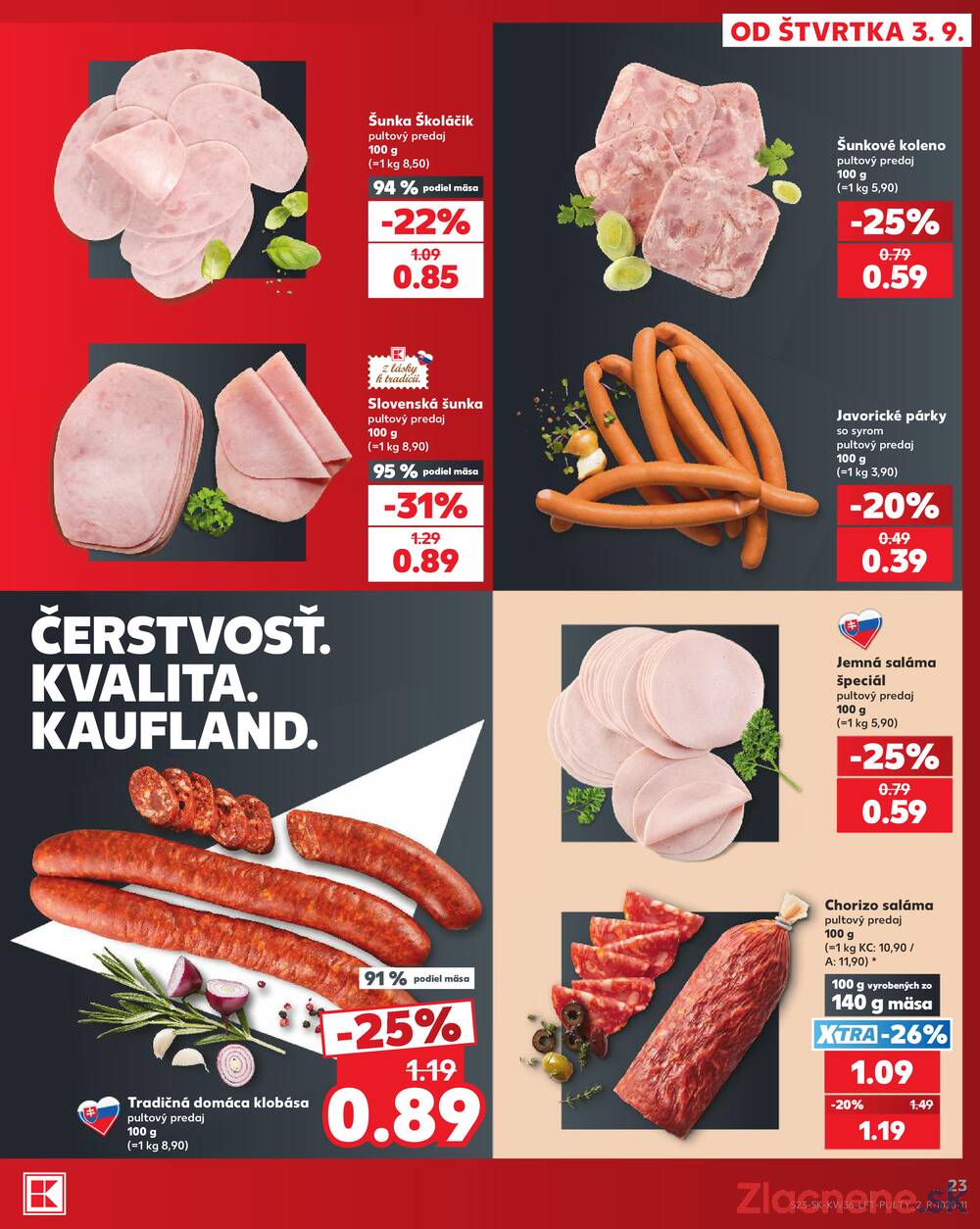 Kaufland 3.9. - 9.9. - Kaufland Trnava - Nová ul.