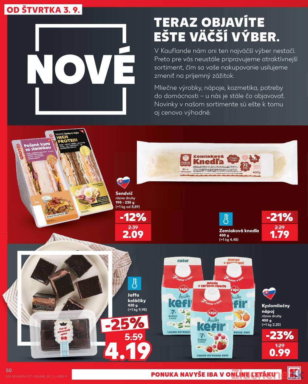 Kaufland 3.9. - 9.9. - Kaufland Trnava - Nová ul.