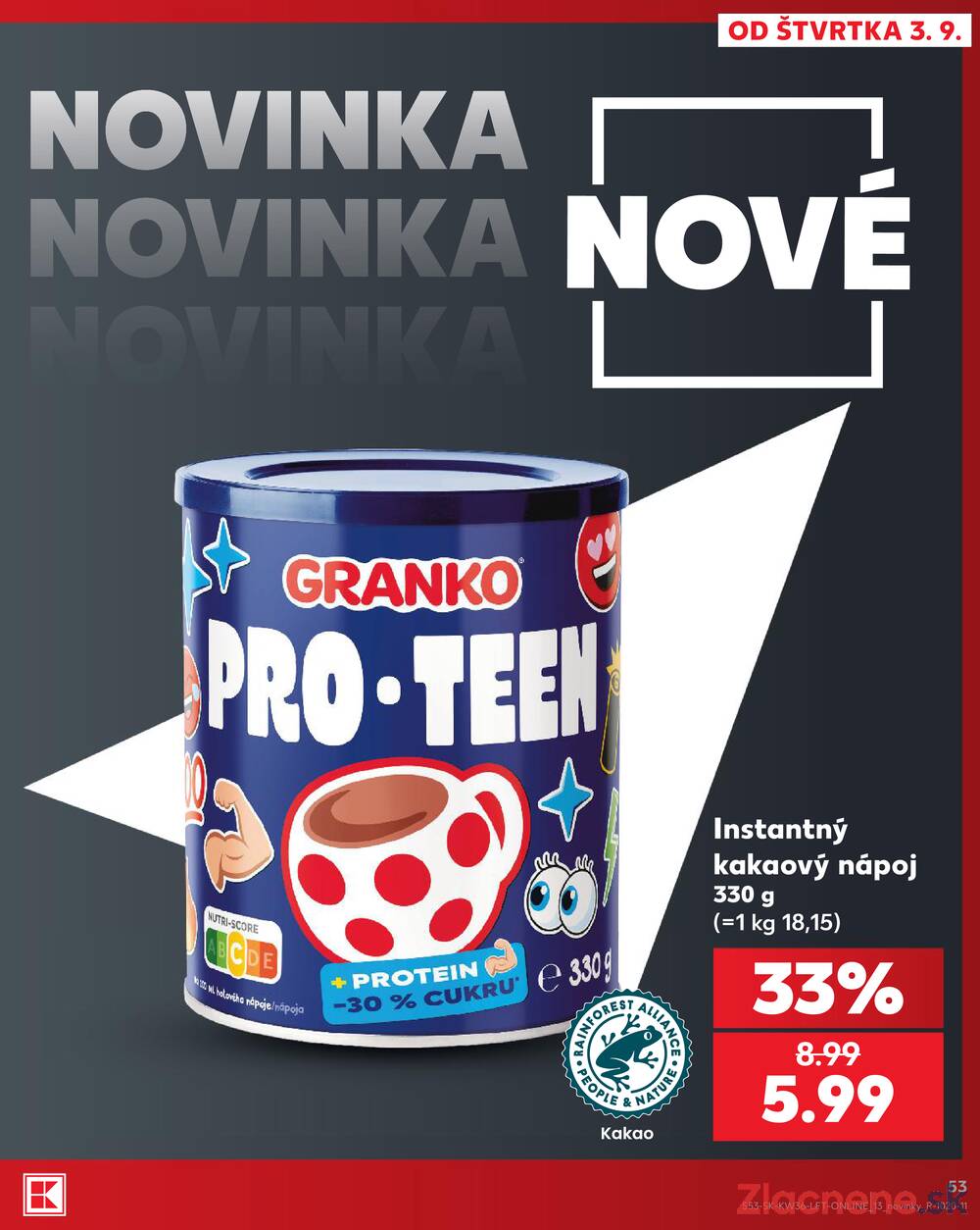 Kaufland 3.9. - 9.9. - Kaufland Trnava - Nová ul.