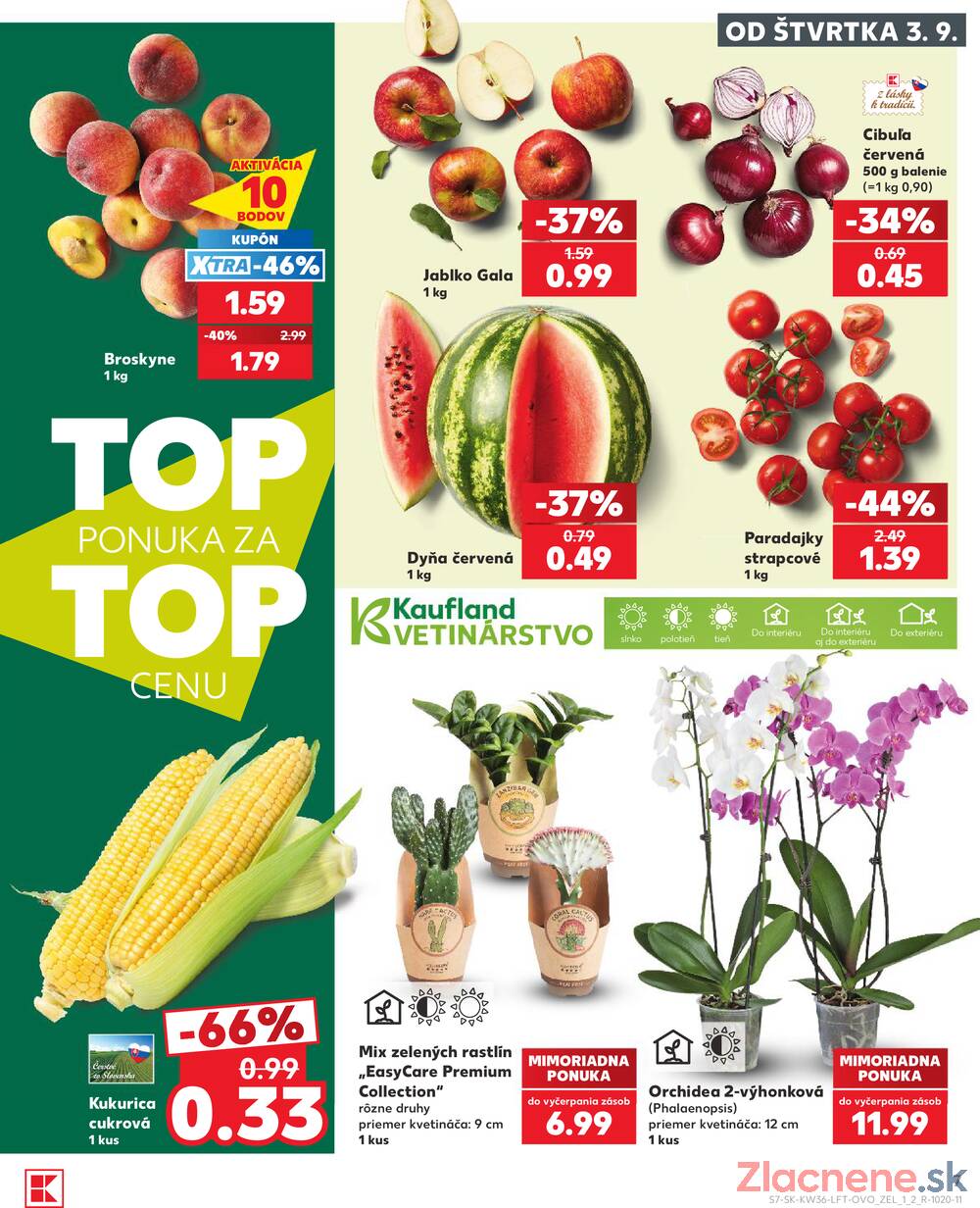 Kaufland 3.9. - 9.9. - Kaufland Ružomberok