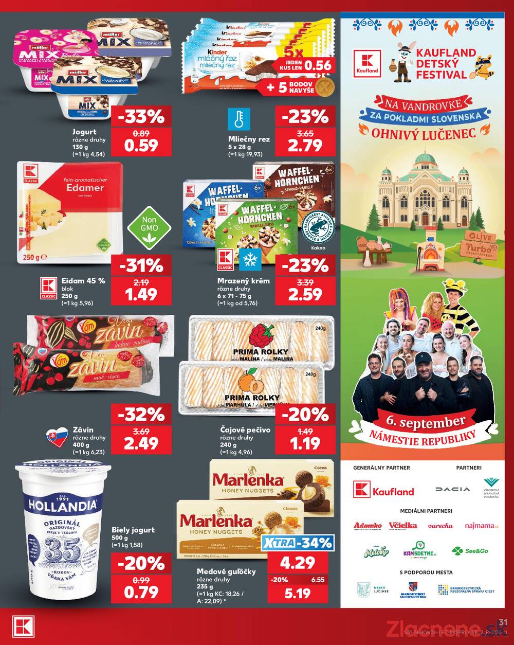Kaufland 3.9. - 9.9. - Kaufland Žiar nad Hronom
