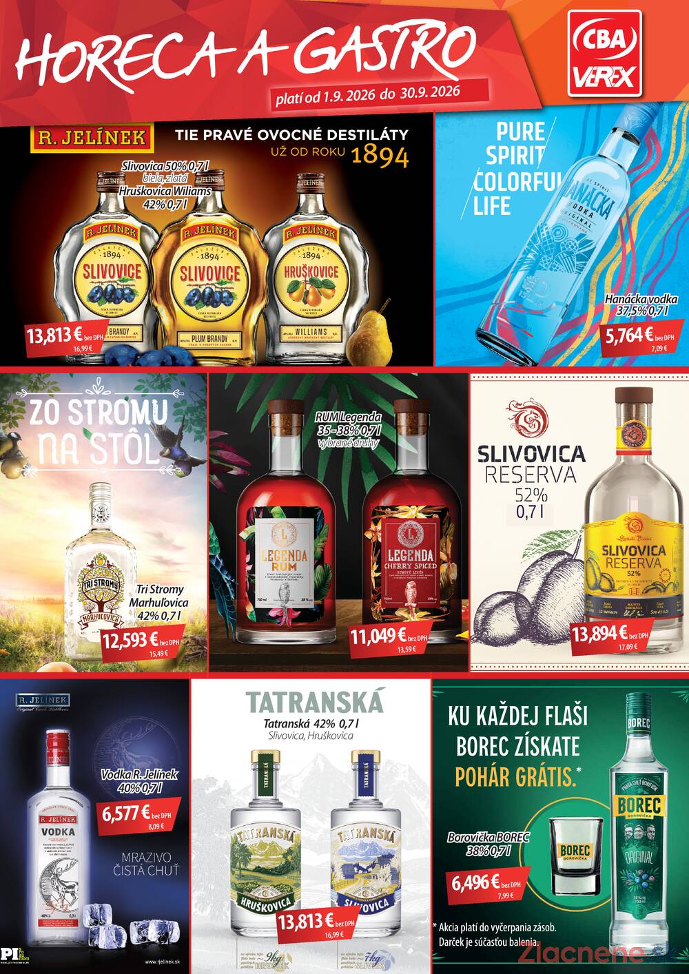 Leták CBA VEREX - CBA VEREX Gastro do 30.9. - strana 1 Leták CBA VEREX - CBA VEREX Gastro do 30.9. - strana 1