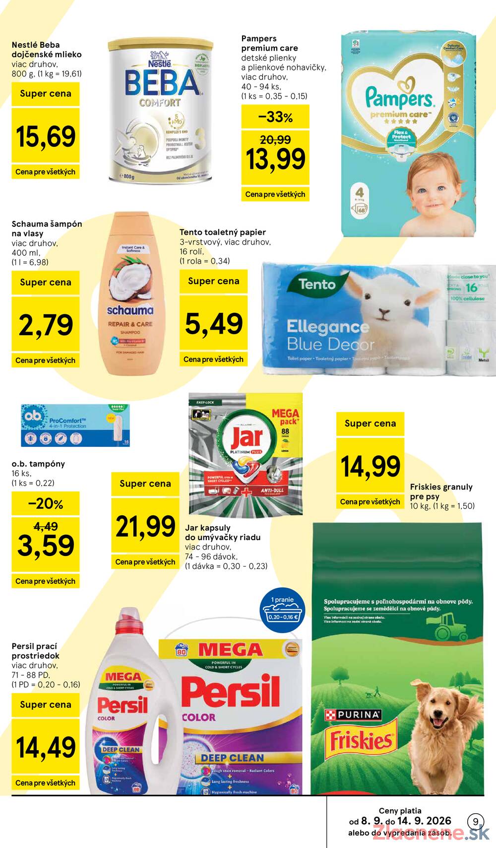 Leták Tesco - Tesco hypermarkety 9.9.- 15.9. - strana 9 Leták Tesco - Tesco hypermarkety 9.9.- 15.9. - strana 9