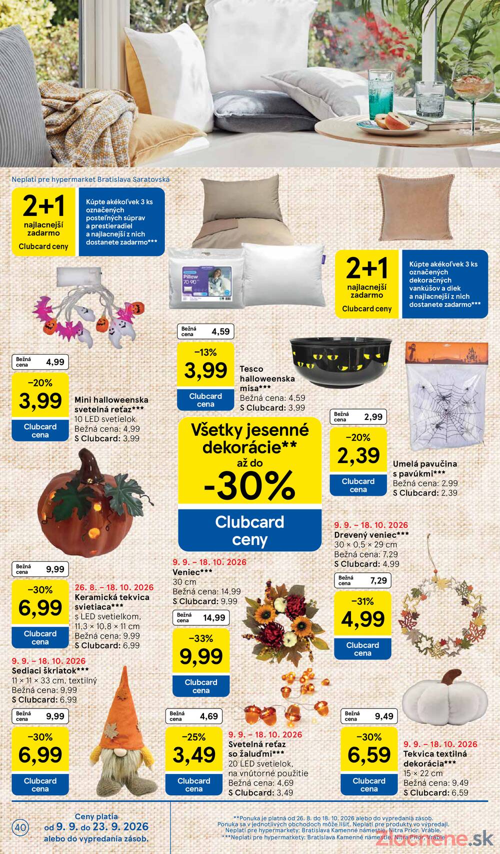 Leták Tesco - Tesco hypermarkety 9.9.- 15.9. - strana 40 Leták Tesco - Tesco hypermarkety 9.9.- 15.9. - strana 40