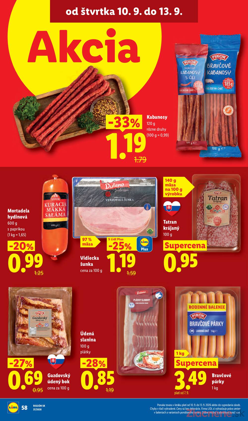 Lidl 7.9. - 13.9.