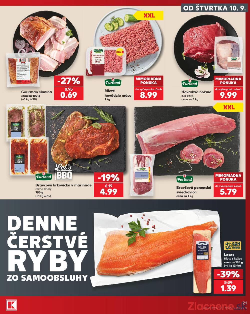 Kaufland 10.9. - 16.9. - Kaufland Detva