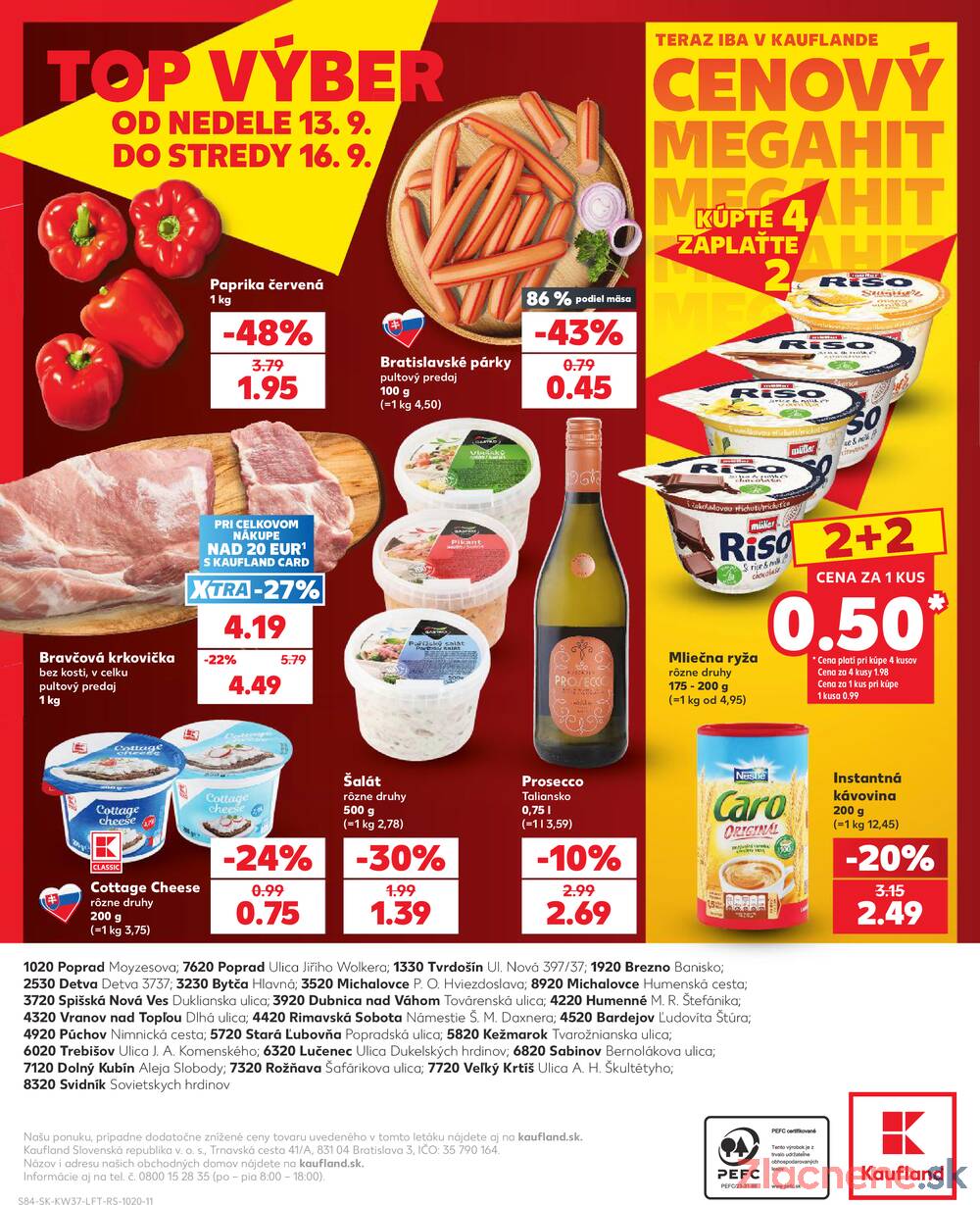 Kaufland 10.9. - 16.9. - Kaufland Detva