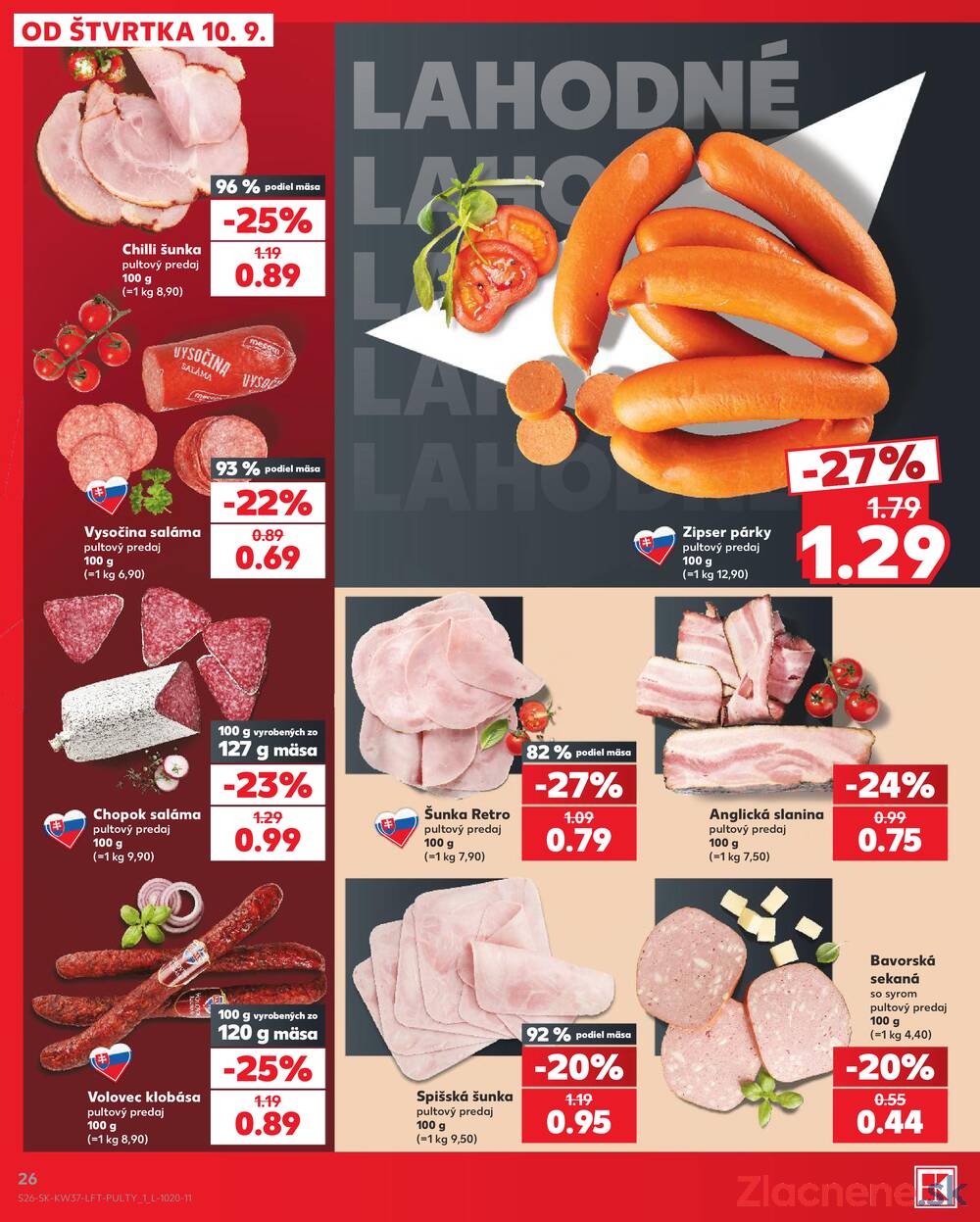 Kaufland 10.9. - 16.9. - Kaufland Sabinov