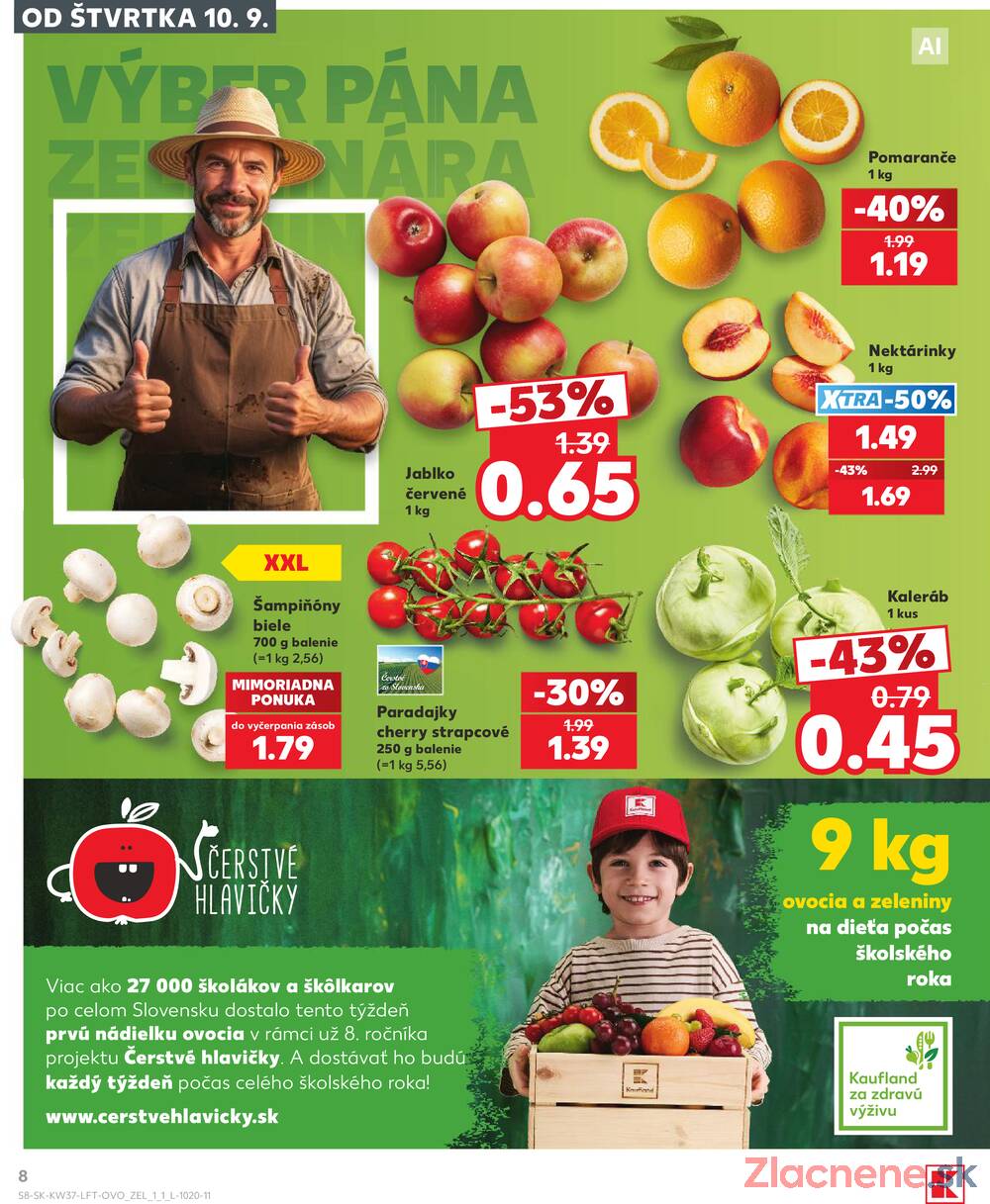 Kaufland 10.9. - 16.9. - Kaufland Veľký Meder