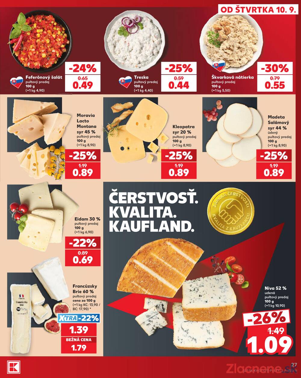 Kaufland 10.9. - 16.9. - Kaufland Veľký Meder