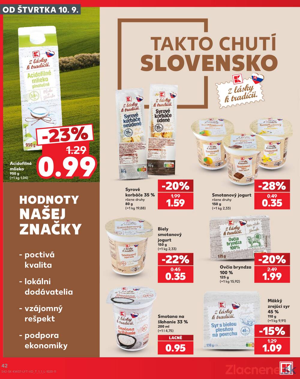 Kaufland 10.9. - 16.9. - Kaufland Bánovce nad Bebravou