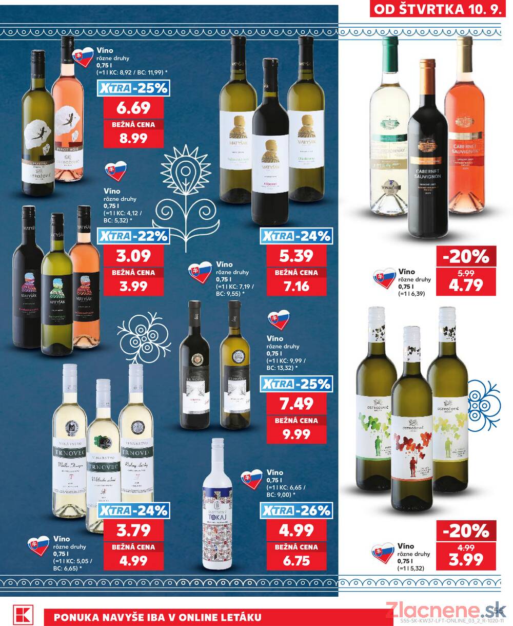 Kaufland 10.9. - 16.9. - Kaufland Bratislava - Petržalka