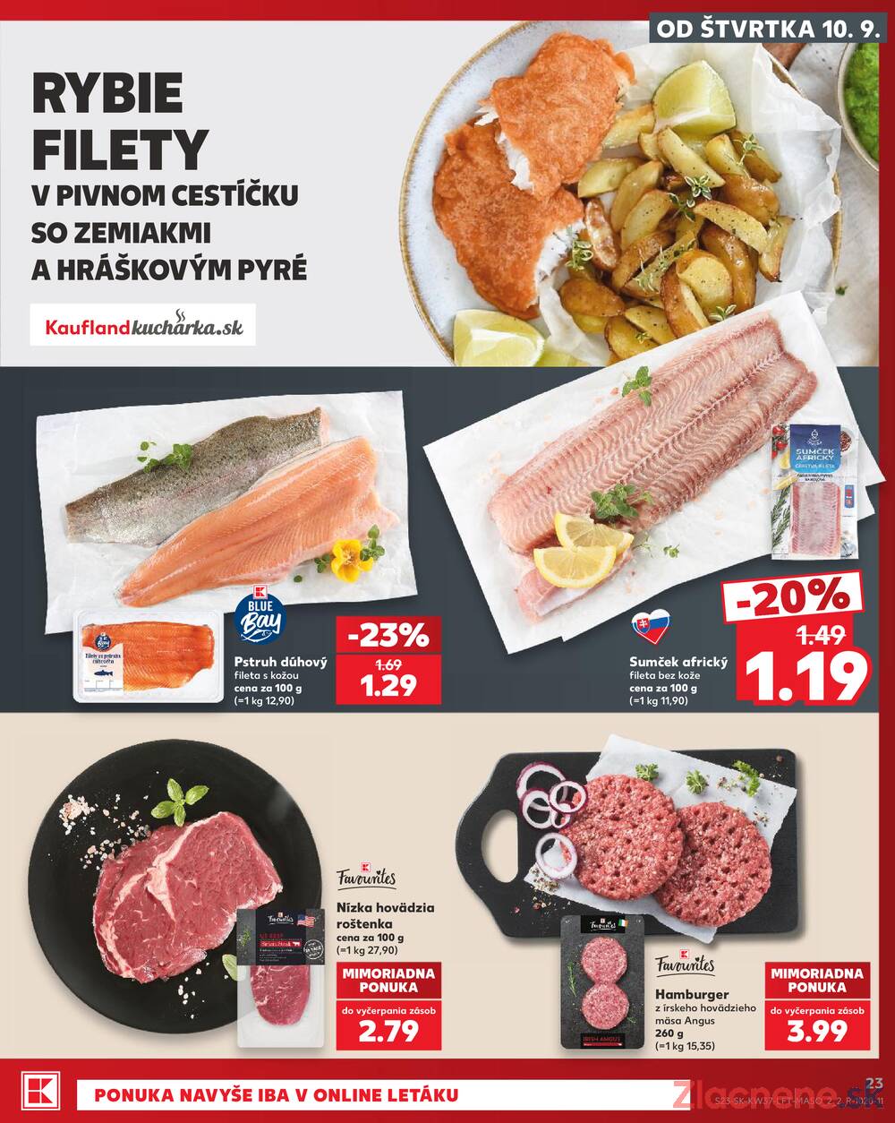 Kaufland 10.9. - 16.9. - Kaufland Bratislava - Podunajské Biskupice