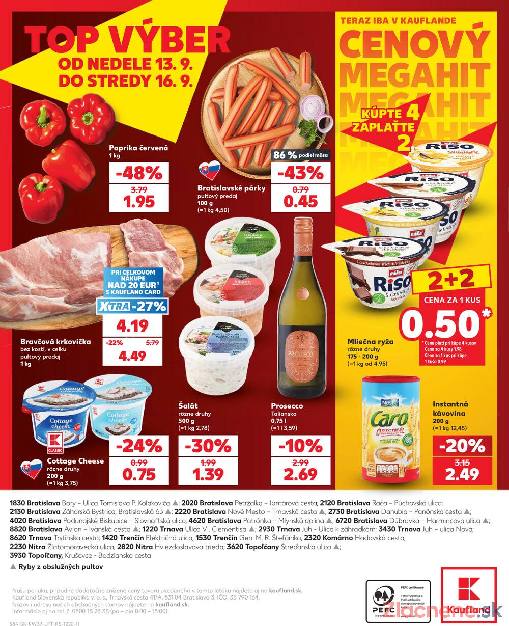 Kaufland 10.9. - 16.9. - Kaufland Trnava - Trstínska cesta