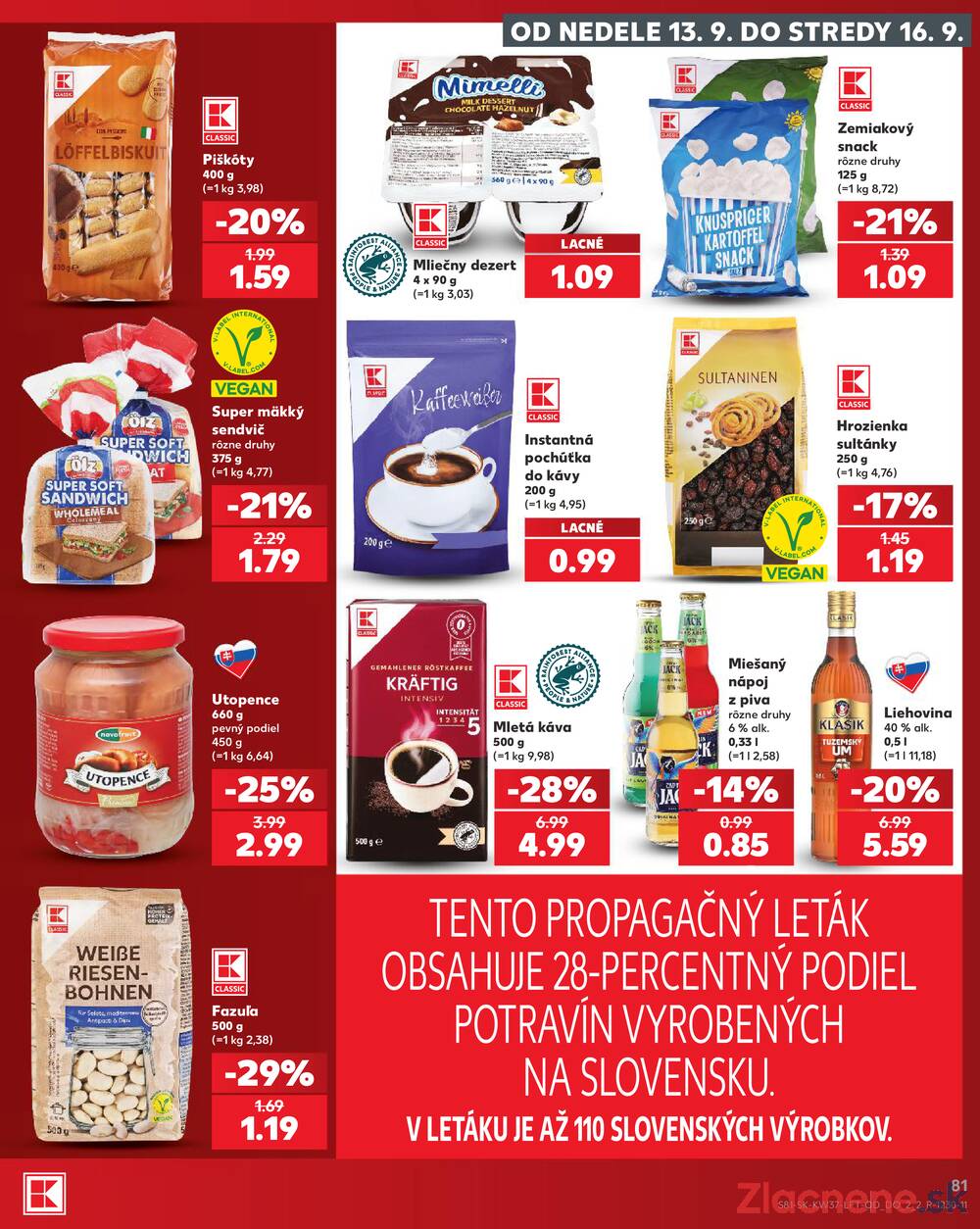 Kaufland 10.9. - 16.9. - Kaufland Liptovský Mikuláš