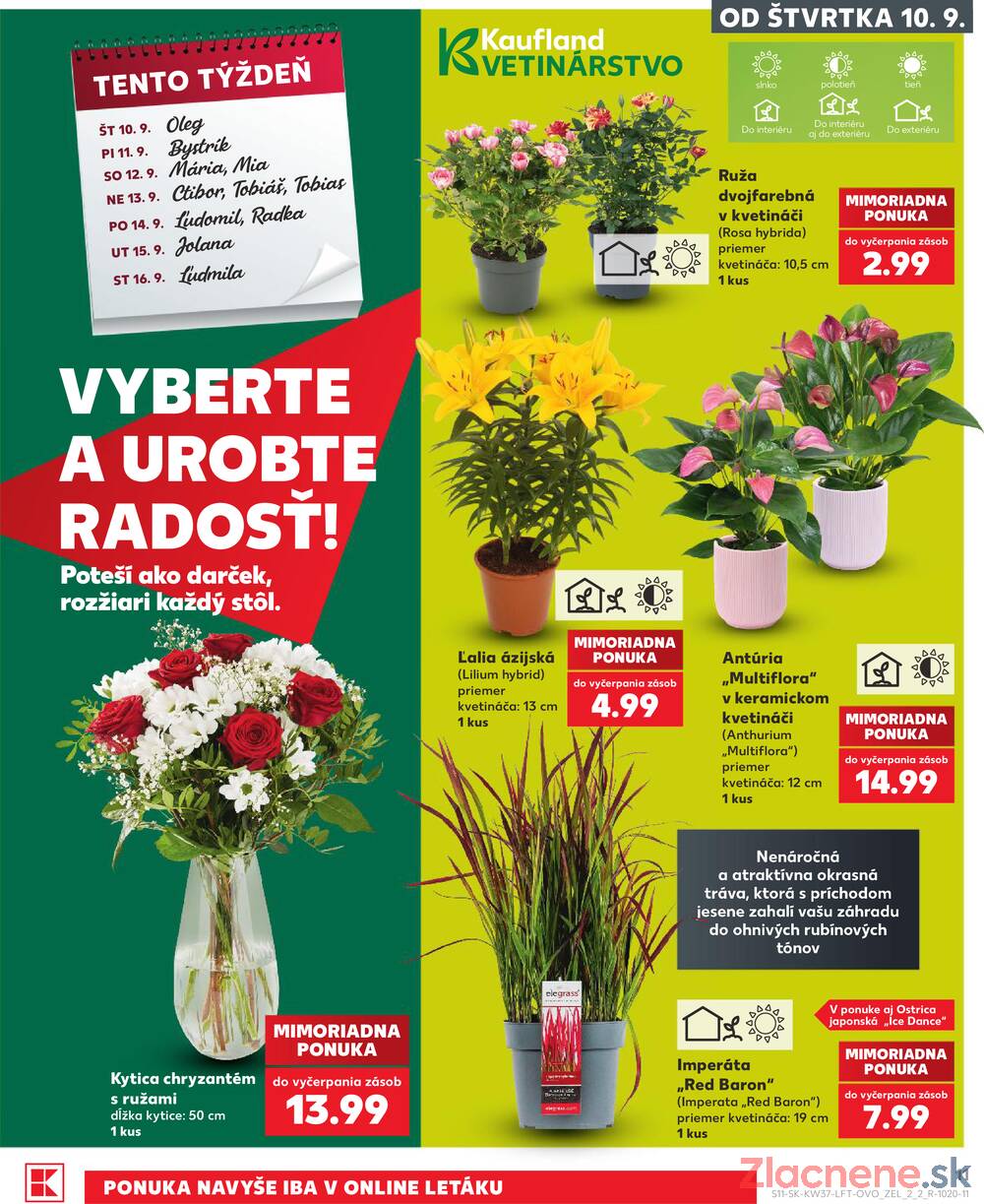 Kaufland 10.9. - 16.9. - Kaufland Martin-Podhaj