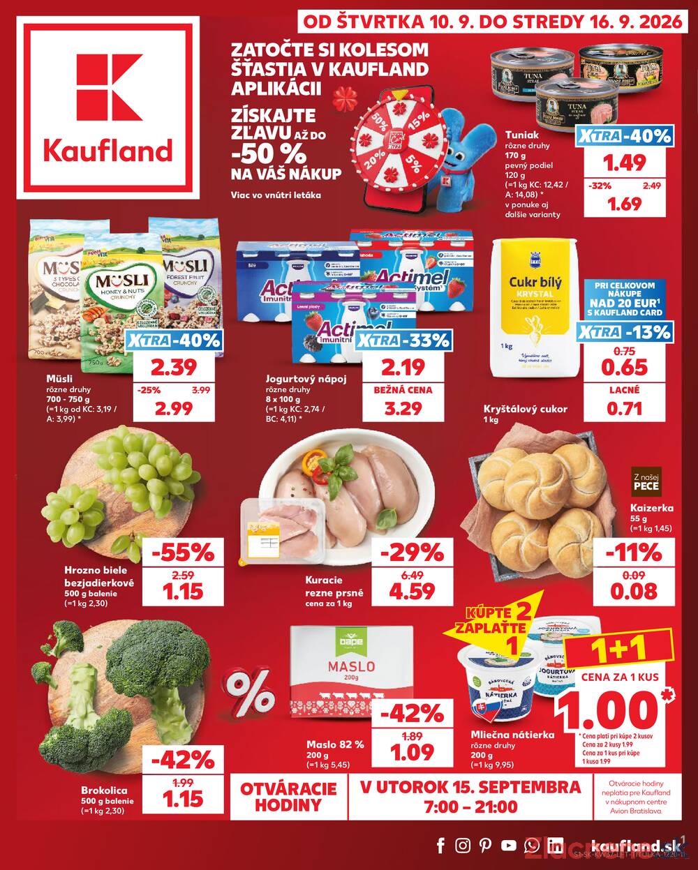 Kaufland 10.9. - 16.9. - Kaufland Košice-Pri hati