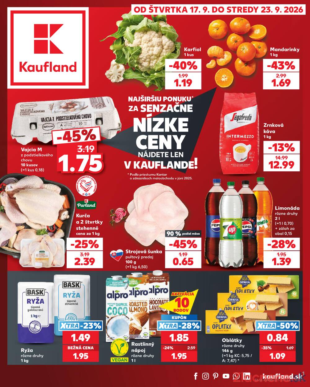 Leták Kaufland - Kaufland 17.9. - 23.9. - Kaufland Detva - strana 1 Leták Kaufland - Kaufland 17.9. - 23.9. - Kaufland Detva - strana 1