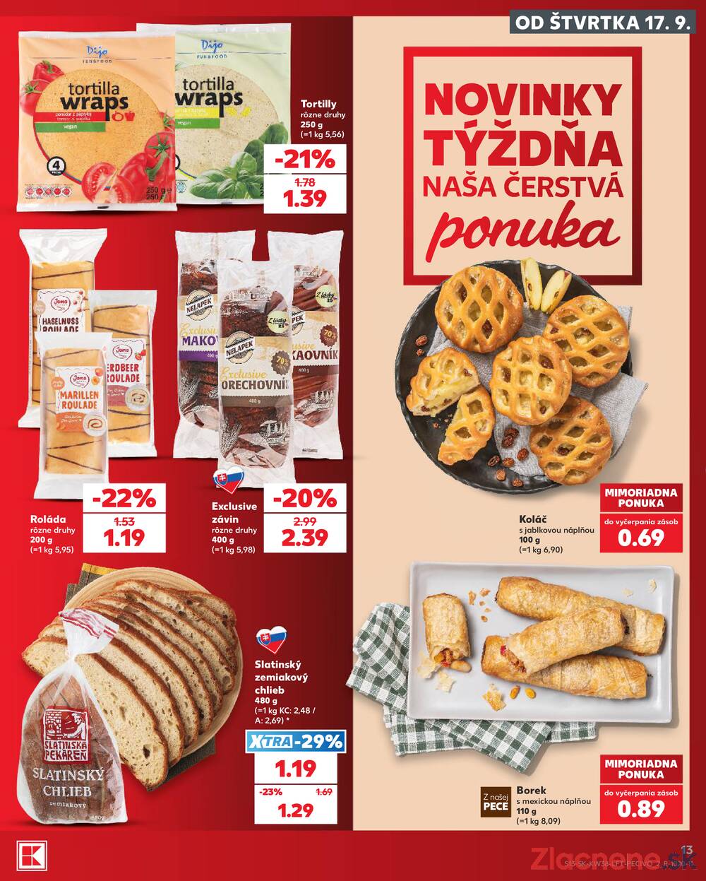 Kaufland 17.9. - 23.9. - Kaufland Bytča