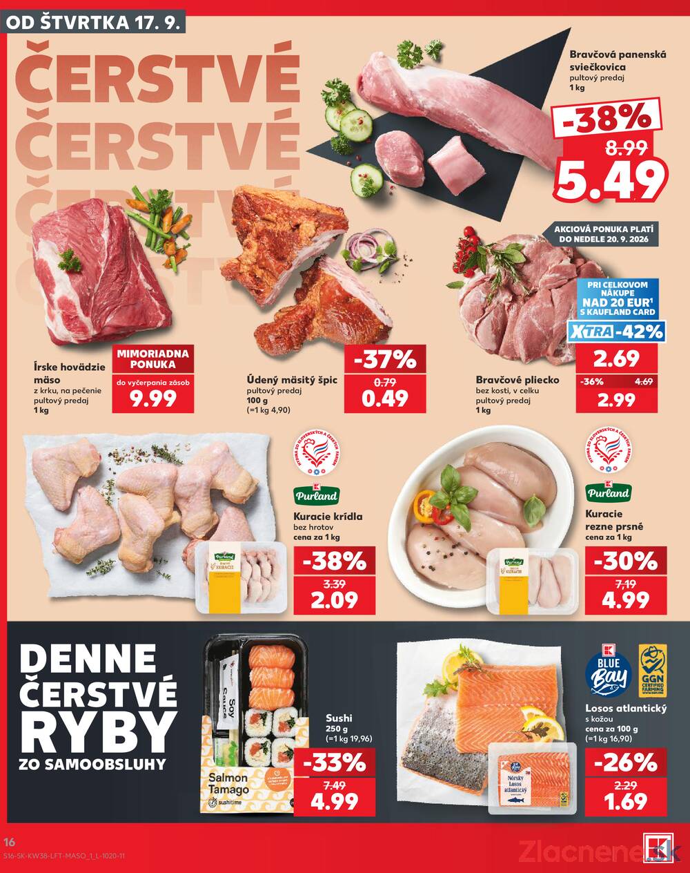 Leták Kaufland - Kaufland 17.9. - 23.9. - Kaufland Michalovce - strana 16 Leták Kaufland - Kaufland 17.9. - 23.9. - Kaufland Michalovce - strana 16