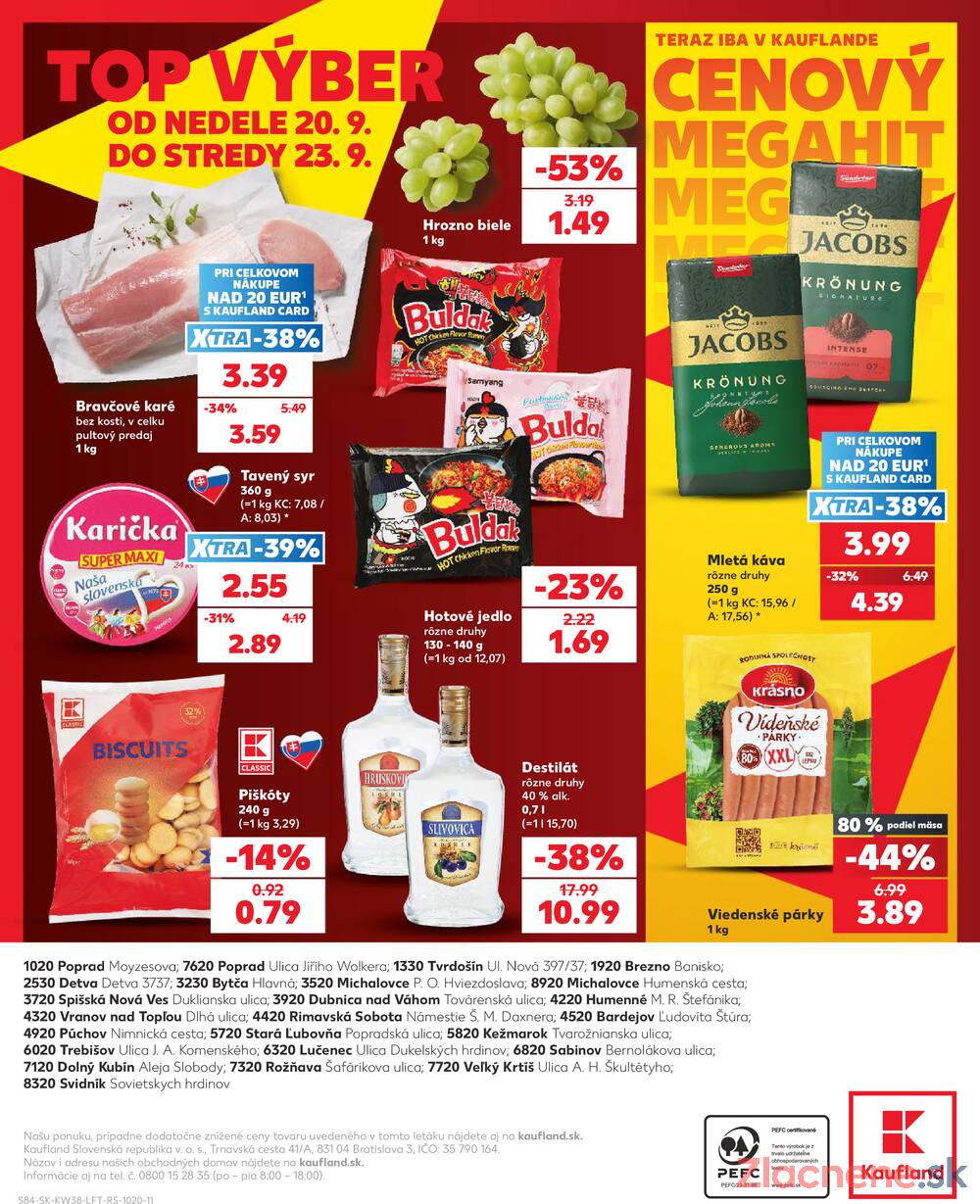 Leták Kaufland - Kaufland 17.9. - 23.9. - Kaufland Michalovce - strana 84 Leták Kaufland - Kaufland 17.9. - 23.9. - Kaufland Michalovce - strana 84