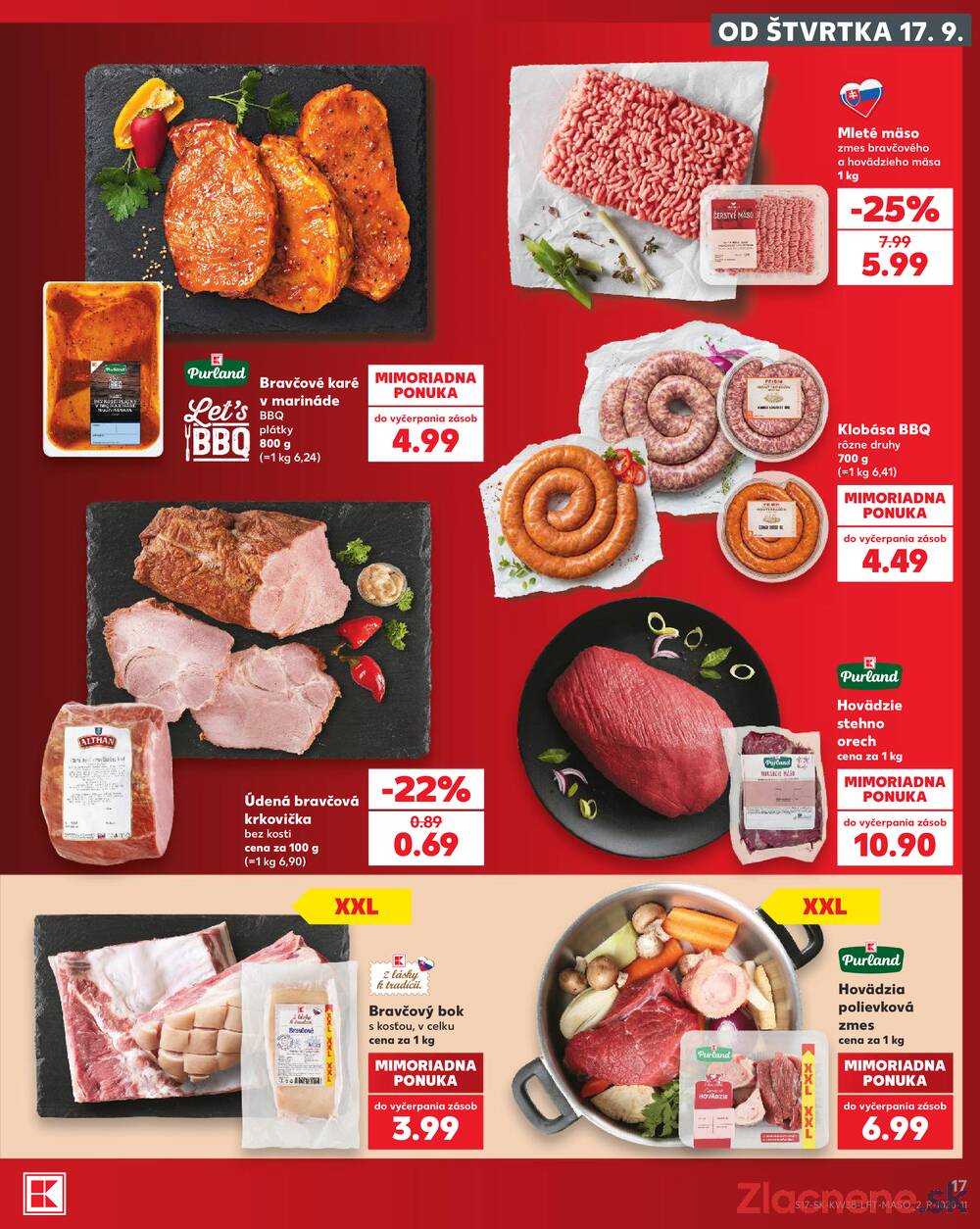 Kaufland 17.9. - 23.9. - Kaufland Spišská Nová Ves