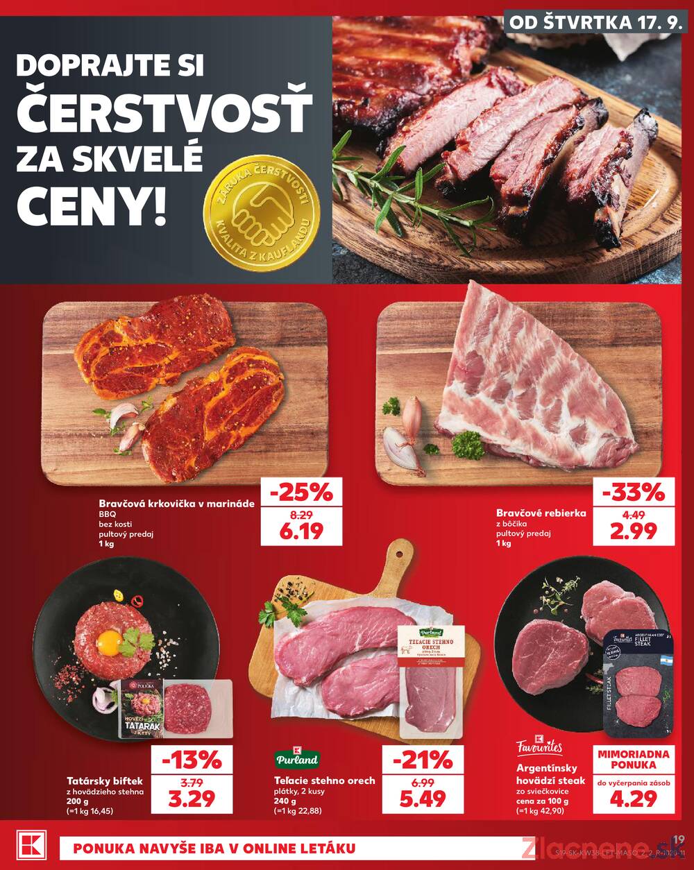 Kaufland 17.9. - 23.9. - Kaufland Dubnica nad Váhom