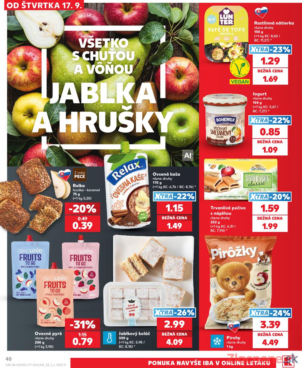 Kaufland 17.9. - 23.9. - Kaufland Púchov